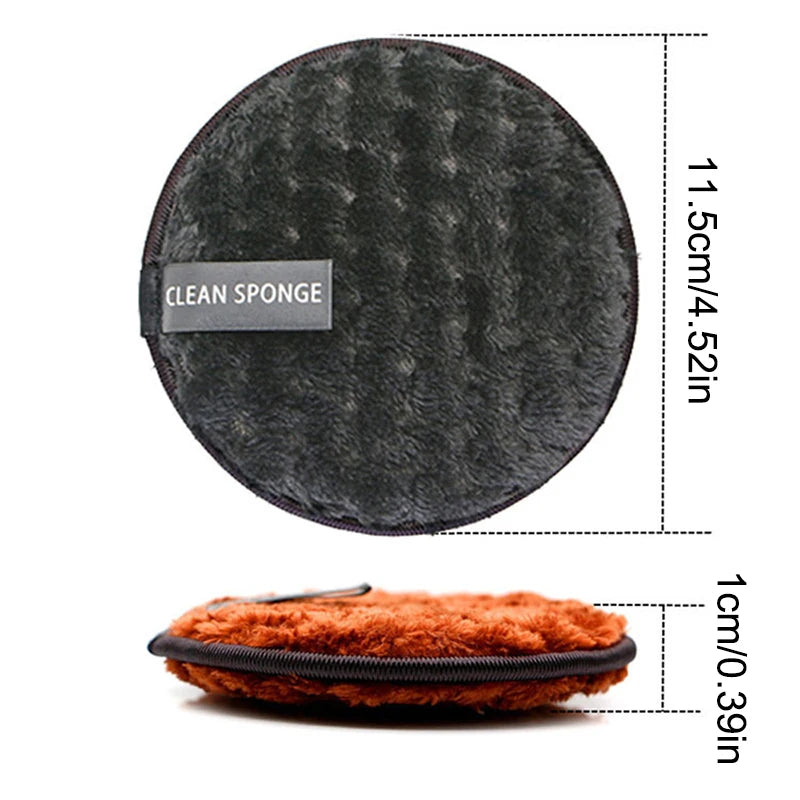 Reusable Makeup Remover Pads – 4pcs Eco-Friendly Washable Rounds