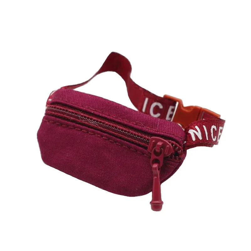 Mini Crossbody Belt Bag for 15–17cm Labubu Dolls – Doll Accessory Only
