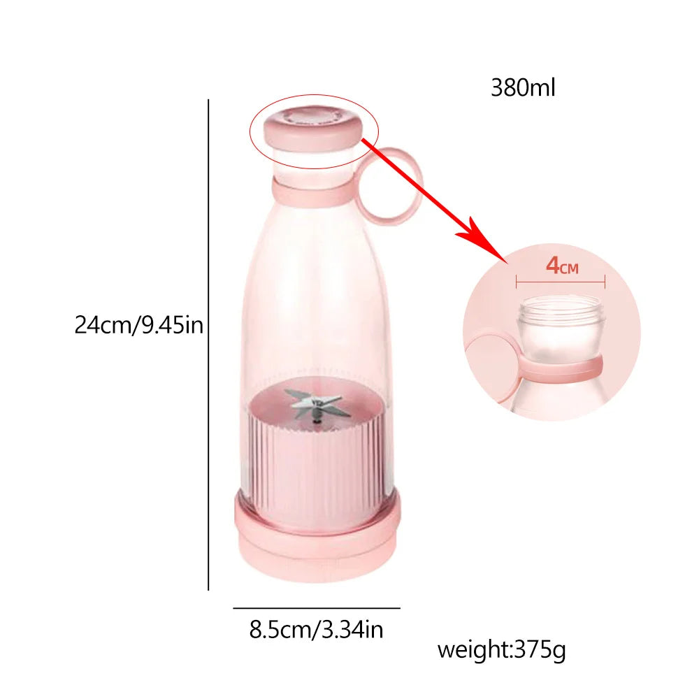 Portable USB Rechargeable Juice Blender Bottle – Smoothies On the Go