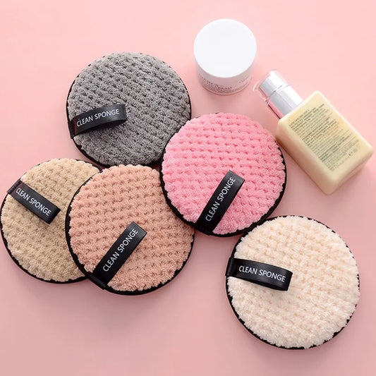 Reusable Makeup Remover Pads – 4pcs Eco-Friendly Washable Rounds
