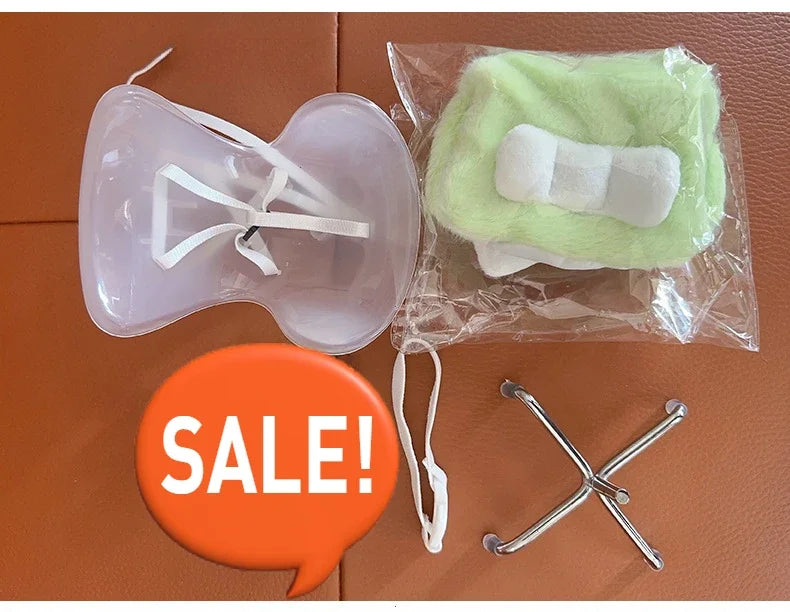 Mini Car Seat for Labubu Dolls – 17cm Safety Chair Plush Car Decor