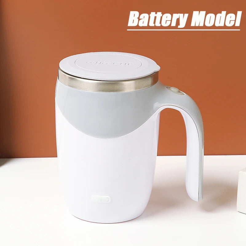 Self-Stirring Coffee Mug – Automatic Magnetic Mixer for Coffee, Milk & More