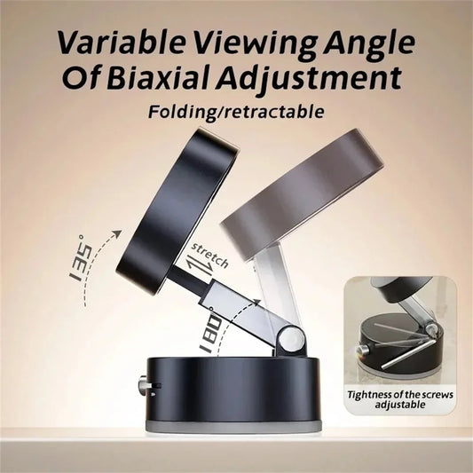 Adjustable Magnetic Car Phone Mount – Double-Sided Suction Cup Holder for Dashboard & Windshield