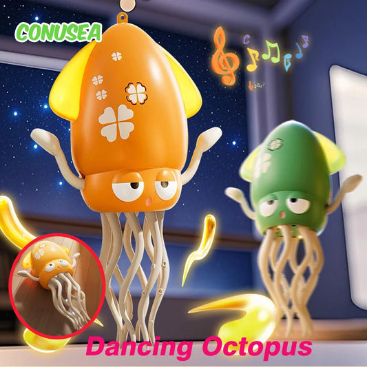 Electric Dancing Octopus – Anti-Stress Toy with Lights & Music for Kids & Pets